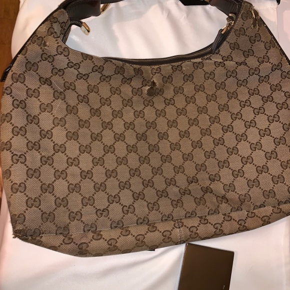 Gucci monogram “horsebit” Hobo - Picture 3 of 8
